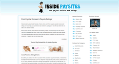 Desktop Screenshot of insidepaysites.com